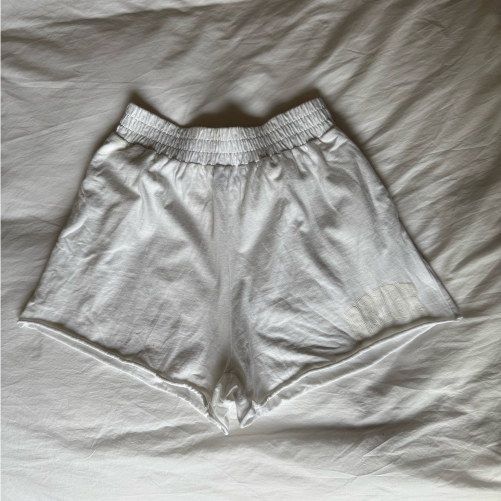 THE BAR Bride White Shorts